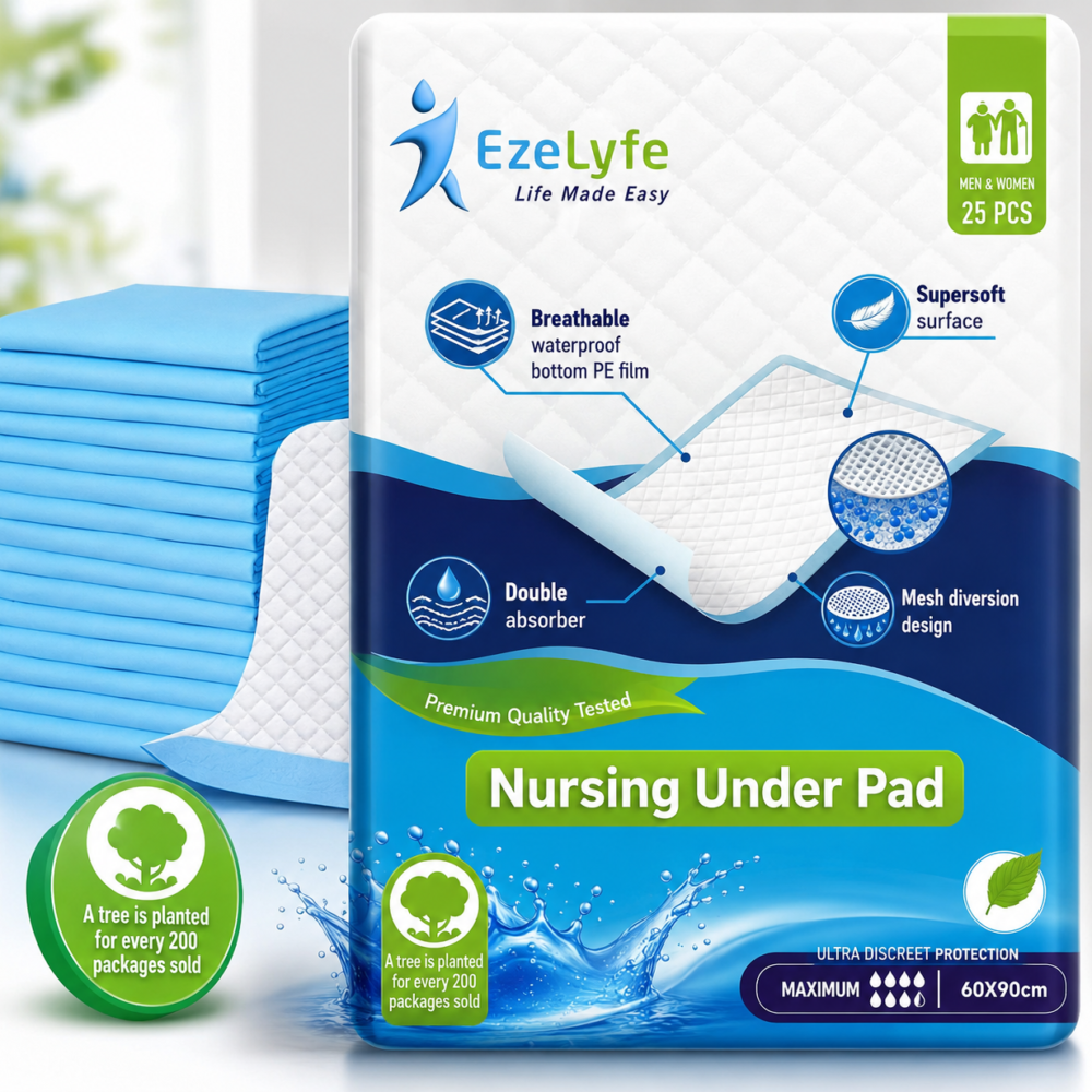 Premium Disposable Incontinence Bed Pads, Mat Max Absorption - 60 x 90cm